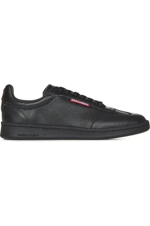 Dsquared2 Sneakers, male, , 6 UK, Deer-Printed Leather Trainers