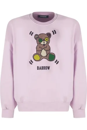 BARROW Logo Print Jumper with Drop Shoulders
