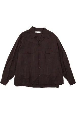 Beams Checked Pattern Long Sleeve Shirt