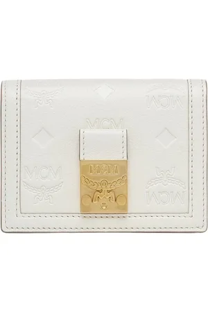 MCM Wallets & Cardholders, female, , ONE SIZE, Leather Wallet with Laurel Lock