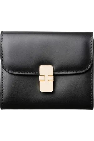 A.P.C. Wallets & Cardholders, female, , ONE SIZE, Leather Coin Purse with Gold Clasp