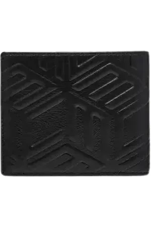 MCM Wallets & Cardholders, male, , ONE SIZE, Embossed Leather Bifold Wallet in