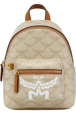MCM Lauretos Monogram Backpack
