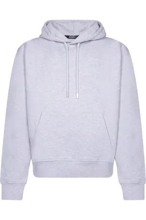 Jacquemus Hoodies, male, , M, Grey Sweatshirt Elevate Style Aw24