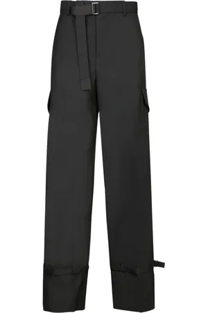 SACAI Straight Trousers, female, , L, Trousers for Women Aw24