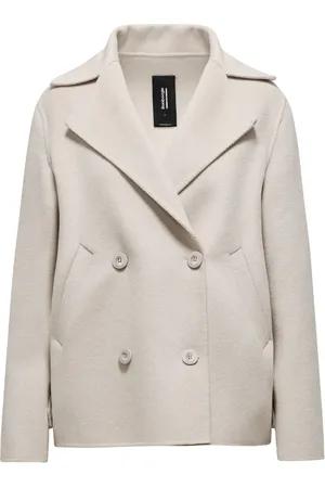 Bomboogie Blazers, female, , L, Short Double-breasted Coat with Lapels