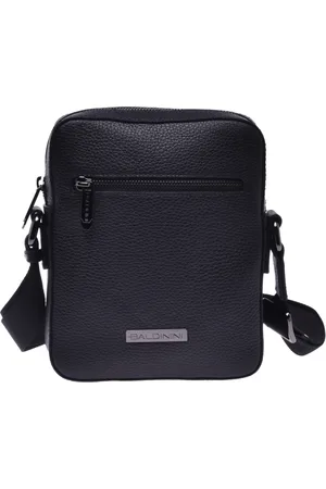 BALDININI Messenger Bags, male, , ONE SIZE, Crossbody bag in tumbled leather