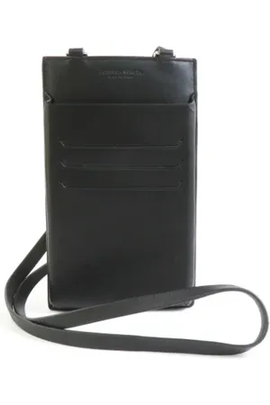 Bottega Veneta Pre-owned Cross Body Bags, male, , ONE SIZE, Pre-owned Leather pouches