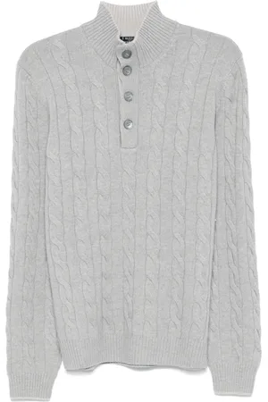 BARBA Round-neck Knitwear, male, , 2XL, Luxury Wool Cashmere Knitwear