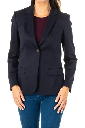 La Martina Blazers, female, , L, Classic Navy Long Sleeve Jacket