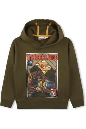 Timberland Hoodie with Captivating Illustration