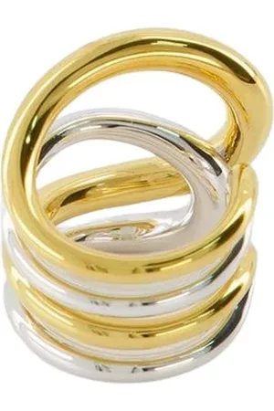 CHARLOTTE CHESNAIS Rings, female, , 53 MM, Daisy Sculptural Ring Silver/Gold