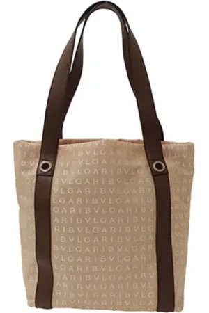 Bvlgari Pre-owned Tote Bags, female, , ONE SIZE, Pre-owned Canvas shoulder-bags