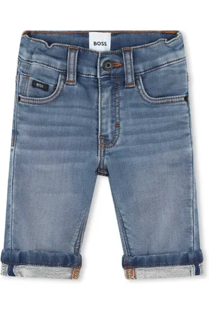 HUGO BOSS Jeans, unisex, , 18 M, Decorated Jeans with Label