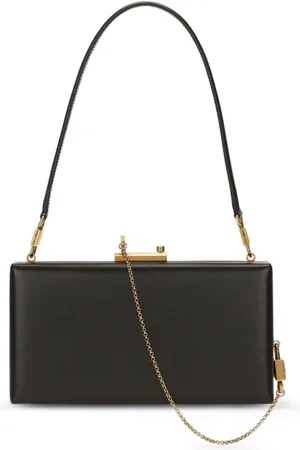 Dolce & Gabbana Shoulder Bags, female, , ONE SIZE, Leather Shoulder Bag with Chain