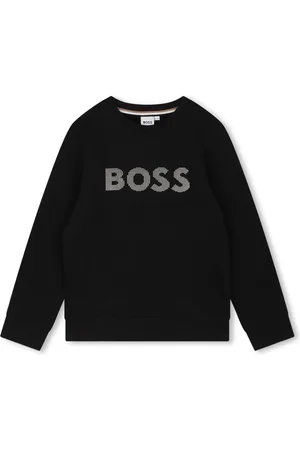 HUGO BOSS Sweatshirts, unisex, , 8 Y, Polka Dot Crewneck Sweatshirt