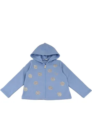 Liu Jo Hooded Cotton Zip-Up Sweatshirt