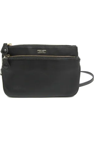 Emporio Armani Pre-owned Cross Body Bags, female, , ONE SIZE, Pre-owned Leather shoulder-bags