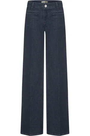 Cambio Wide Jeans, female, , 3XL, Wide Leg Dark Denim Trousers