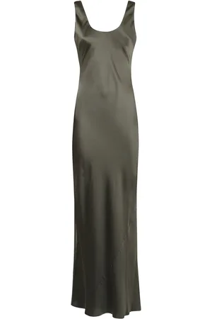 ANINE BING Party Dresses, female, , XS, Dark Olive Camille Dress