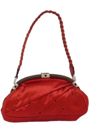 VALENTINO Pre-owned Satin shoulder-bags