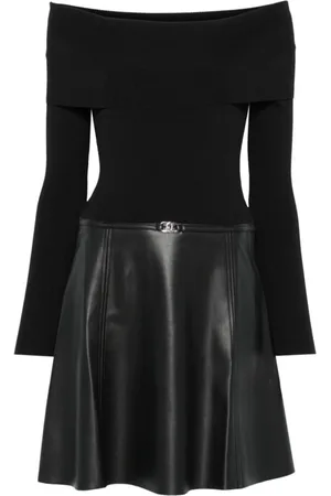 Liu Jo Short Dresses, female, , M, Ribbed Knit Cold-Shoulder Dress