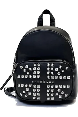 John Richmond Schoolbags & Backpacks, unisex, , ONE SIZE, Studded Small Eco-Leather Backpack
