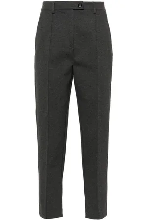 Pinko Slim Cut Cropped Trousers with Pockets