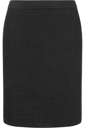 Givenchy Ribbed Waist Skirt with Back Slit