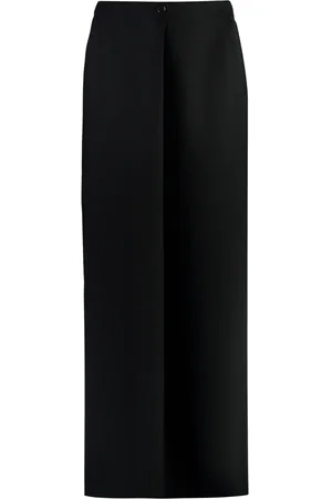 Givenchy Maxi Skirts, female, , S, Wrap-around Wool Skirt with Back Slit