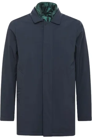 PEOPLE OF SHIBUYA Winter Jackets, male, , 3XL, Technical Fabric Trench with Shirt Collar