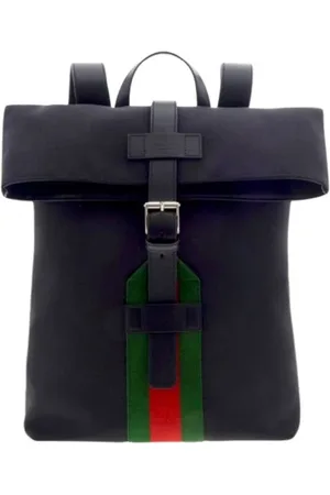 Gucci Backpacks, unisex, , ONE SIZE, Tribanda Backpack with Leather Straps
