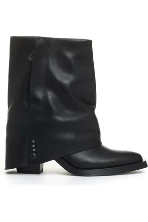 Ash Leather Ankle Boots with 60mm Heel