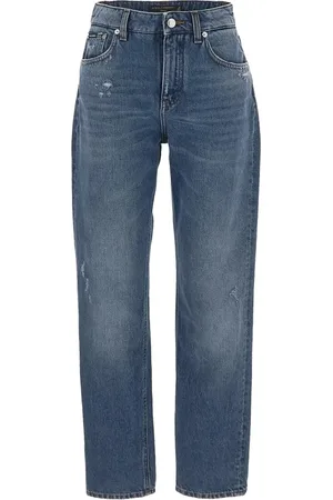 Dolce & Gabbana Straight Jeans, female, , M, Denim Boyfriend Jeans