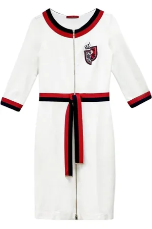 Carolina Herrera Knitted Dresses, female, , XS, Shield Detail Fitted Dress
