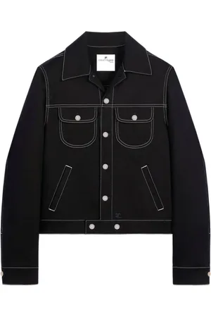 Courrèges Denim Jacket Contrast Stitching