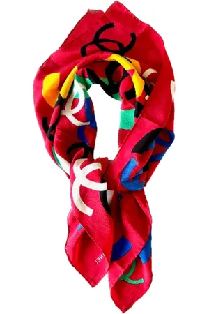 CHANEL Pre-owned Scarves, female, , ONE SIZE, Pre-owned Silk scarves