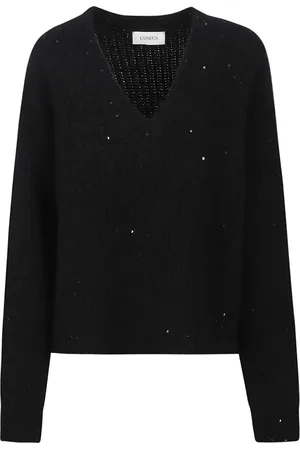 LANEUS V-neck Knitwear, female, , XS, Jumpers Alpaca Wool Blend Italy