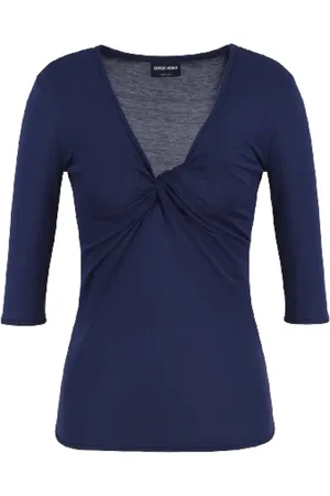 Giorgio Armani V-Neck Torchon Jumper