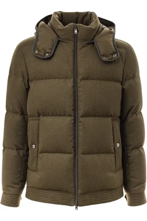 HERNO Padded Bomber Jacket with Removable Hood