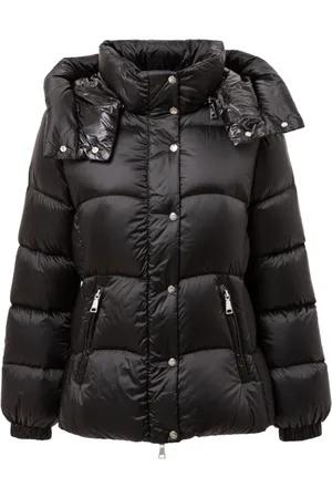 add Down Jackets, female, , XS, Hooded Puffer Jacket with Removable Hood