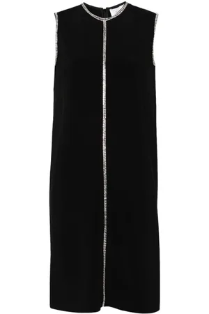 Sportmax Short Dresses, female, , S, Round Neck Sleeveless Dress