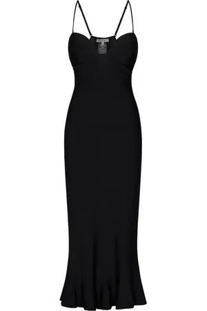 Nensi Dojaka Party Dresses, female, , M, Flared Midi Dress Aw24