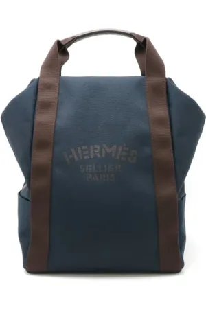 Hermès Pre-owned Backpacks, male, , ONE SIZE, Pre-owned Canvas backpacks