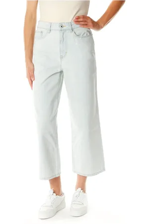 Kenzo Cropped Jeans, female, , W27, Cropped Wide Leg Jeans
