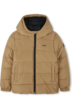 HUGO BOSS Winterjackets, unisex, , 4 Y, Logo Print Hooded Puffer Jacket