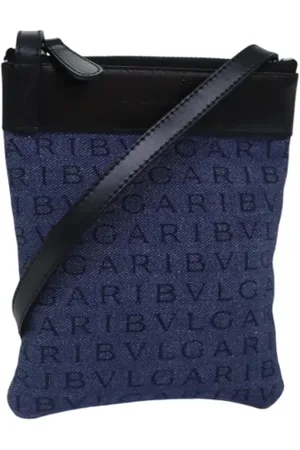 Bvlgari Pre-owned Cross Body Bags, female, , ONE SIZE, Pre-owned Canvas shoulder-bags