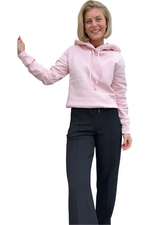 Closed Cotton Hoodie with Logo Embroidery