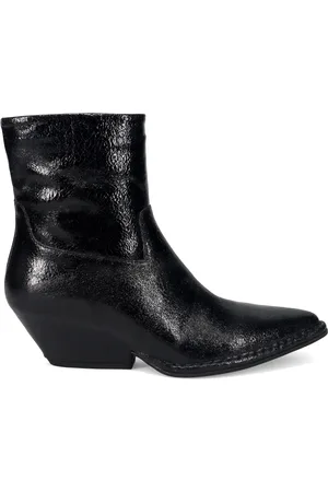 ROBERTO DEL CARLO Cowboy Boots, female, , 5 UK, Texan Boots with Crackle Leather