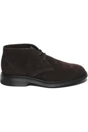 Hogan Lace-up Boots, male, , 7 1/2 UK, Suede Ankle Boots Aw23